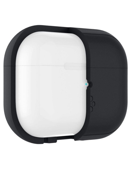 Spigen Silicone Fit Strap dėklas, skirtas Apple AirPods Pro 1/ 2 - juoda ir žalia