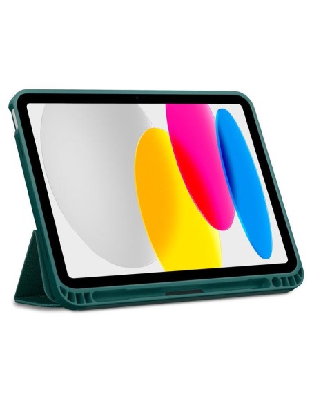 Spigen Urban Fit dėklas iPad 10.9& 39 & 39 2022 – tamsiai žalias Spigen Urban Fit dėklas iPad 10.9& 39 & 39 2022 – tamsiai žalias