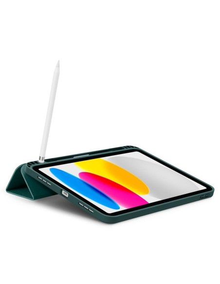Spigen Urban Fit dėklas iPad 10.9& 39 & 39 2022 – tamsiai žalias Spigen Urban Fit dėklas iPad 10.9& 39 & 39 2022 – tamsiai žalias