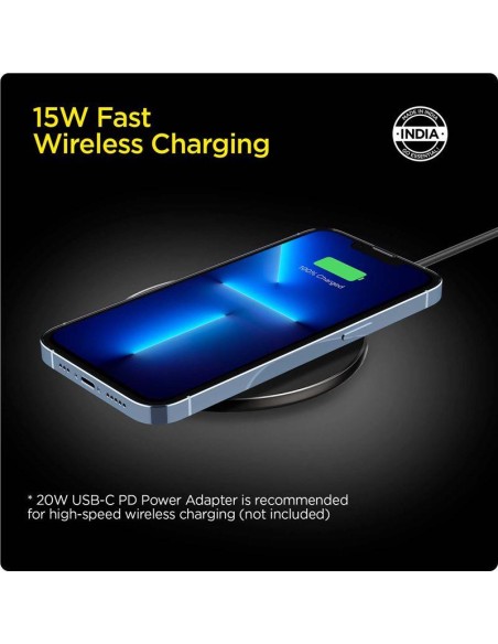 Spigen ArcField PF2104G 15W indukcinis įkroviklis - juodas