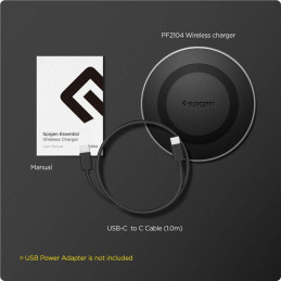 Spigen ArcField PF2104G 15W indukcinis įkroviklis - juodas