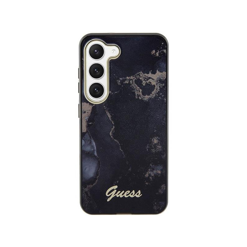 Guess Golden Marble Collection S23+ dėklas - juodas