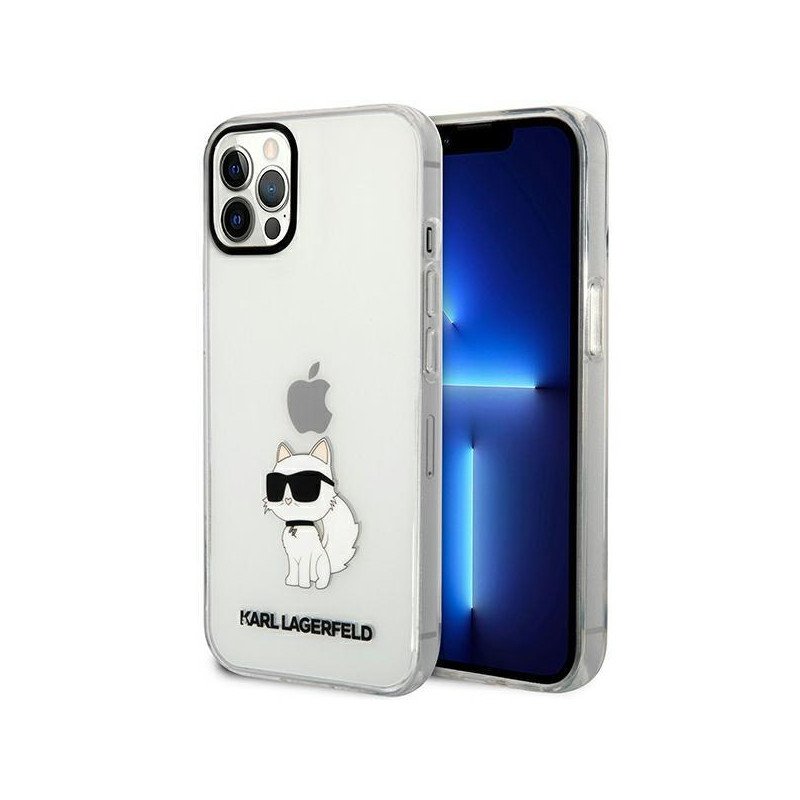 Karl Lagerfeld Ikonik Choupette dėklas iPhone 12 / iPhone 12 Pro - skaidrus Karl Lagerfeld Ikonik Choupette dėklas iPhone 12 / iPhone 12 Pro - skaidrus