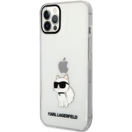 Karl Lagerfeld Ikonik Choupette dėklas iPhone 12 / iPhone 12 Pro - skaidrus