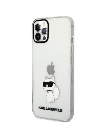 Karl Lagerfeld Ikonik Choupette dėklas iPhone 12 / iPhone 12 Pro - skaidrus Karl Lagerfeld Ikonik Choupette dėklas iPhone 12 / iPhone 12 Pro - skaidrus