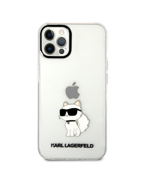 Karl Lagerfeld Ikonik Choupette dėklas iPhone 12 / iPhone 12 Pro - skaidrus Karl Lagerfeld Ikonik Choupette dėklas iPhone 12 / iPhone 12 Pro - skaidrus