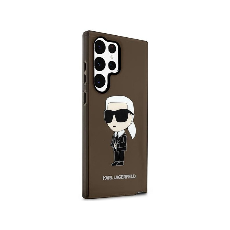 Karl Lagerfeld Ikonik Karl dėklas Samsung Galaxy S23 Ultra - juodas