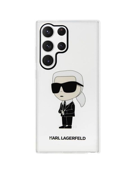 Karl Lagerfeld Ikonik Karl dėklas Samsung Galaxy S23 Ultra - skaidrus Karl Lagerfeld Ikonik Karl dėklas Samsung Galaxy S23 Ultra - skaidrus