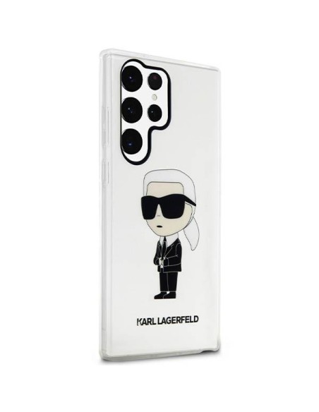 Karl Lagerfeld Ikonik Karl dėklas Samsung Galaxy S23 Ultra - skaidrus Karl Lagerfeld Ikonik Karl dėklas Samsung Galaxy S23 Ultra - skaidrus