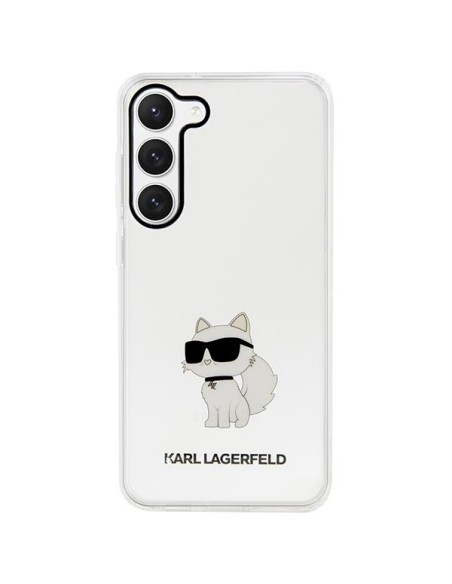 Karl Lagerfeld Ikonik Choupette dėklas Samsung Galaxy S23+ - skaidrus Karl Lagerfeld Ikonik Choupette dėklas Samsung Galaxy S23+ - skaidrus