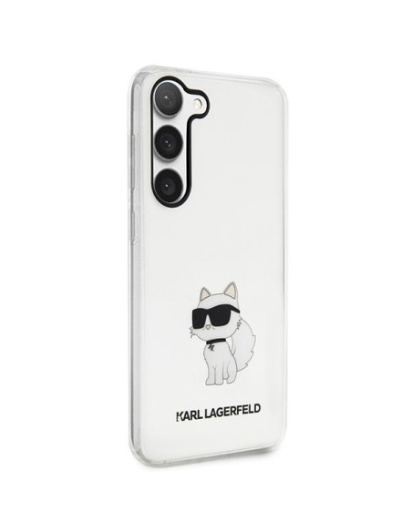 Karl Lagerfeld Ikonik Choupette dėklas Samsung Galaxy S23+ - skaidrus Karl Lagerfeld Ikonik Choupette dėklas Samsung Galaxy S23+ - skaidrus