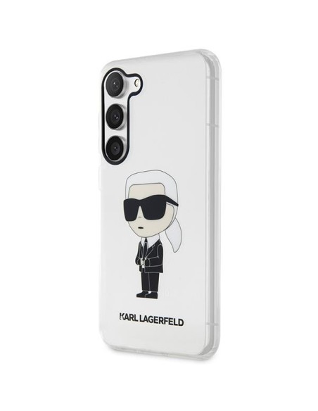 Karl Lagerfeld Ikonik Karl dėklas Samsung Galaxy S23+ - skaidrus Karl Lagerfeld Ikonik Karl dėklas Samsung Galaxy S23+ - skaidrus