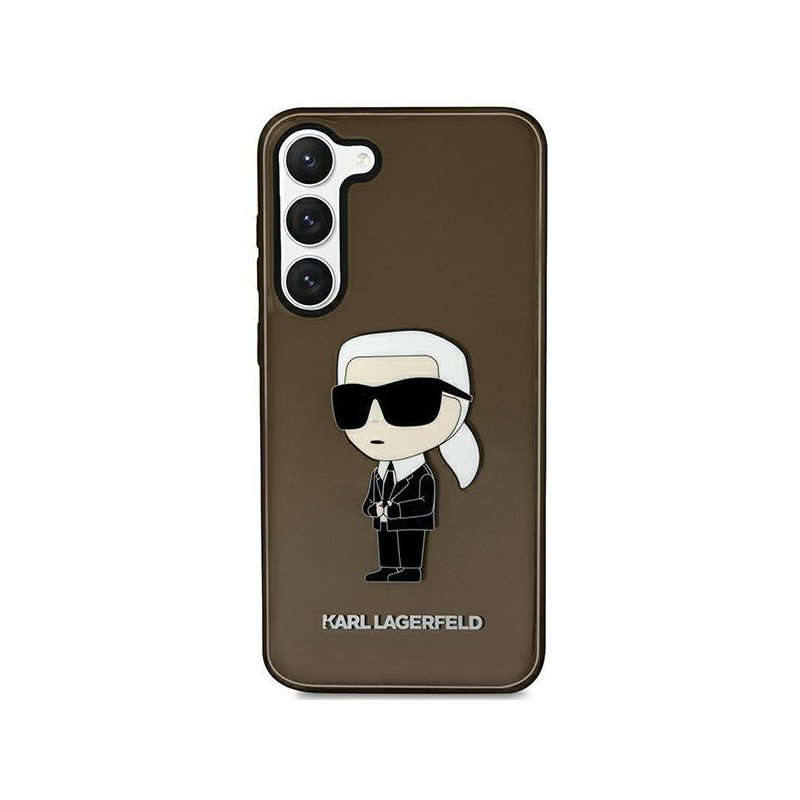 Karl Lagerfeld Ikonik Karl dėklas Samsung Galaxy S23 - juodas Karl Lagerfeld Ikonik Karl dėklas Samsung Galaxy S23 - juodas