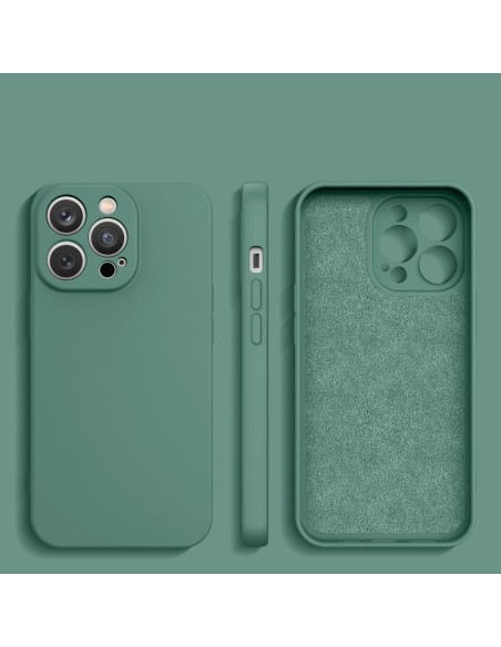 Silikoninis dėklas Samsung Galaxy A14 5G / Galaxy A14 silikoninis dangtelis žalias