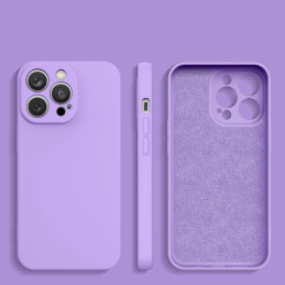 Silikono dėklas Samsung Galaxy A14 5G / Galaxy A14 silikoninis dangtelis violetinis