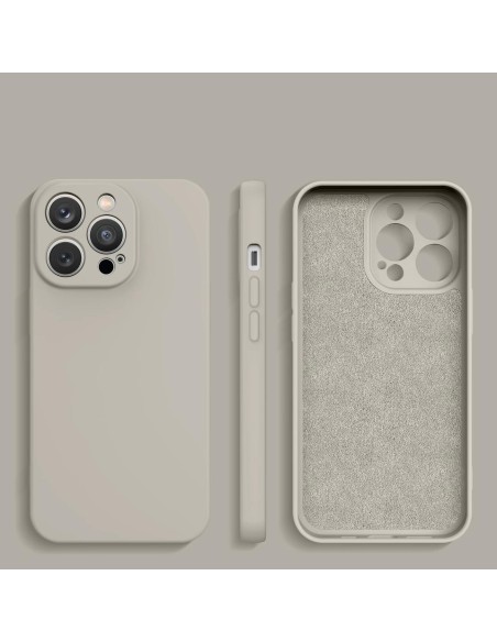 Silikoninis dėklas Samsung Galaxy A14 5G / Galaxy A14 silikoninis dangtelis, smėlio spalvos