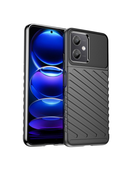 „Thunder Case Xiaomi Poco X5 5G“ / „Redmi Note 12 5G“ silikoninis šarvuotas dangtelis juodas „Thunder Case Xiaomi Poco X5 5G“ / „Redmi Note 12 5G“ silikoninis šarvuotas dangtelis juodas