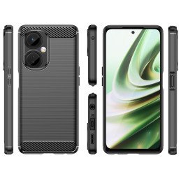 Anglies dėklas OnePlus Nord CE 3 dėklas lankstus silikoninis anglies dangtelis juodas