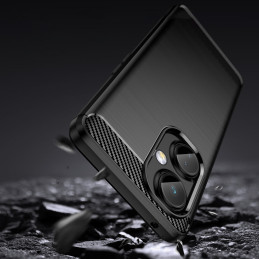 Anglies dėklas OnePlus Nord CE 3 dėklas lankstus silikoninis anglies dangtelis juodas