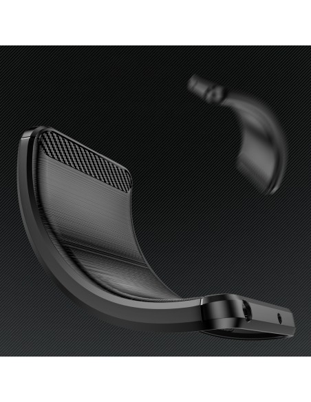 Anglies dėklas OnePlus Nord CE 3 dėklas lankstus silikoninis anglies dangtelis juodas