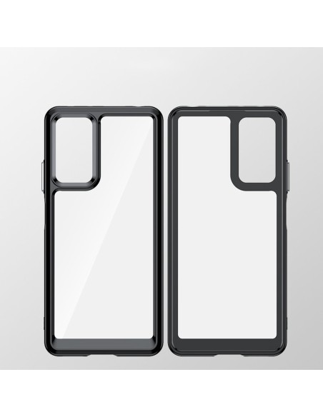 Outer Space Case Xiaomi Poco X5 Pro 5G / Redmi Note 12 Pro dangtelis su lanksčiu rėmeliu mėlynos spalvos