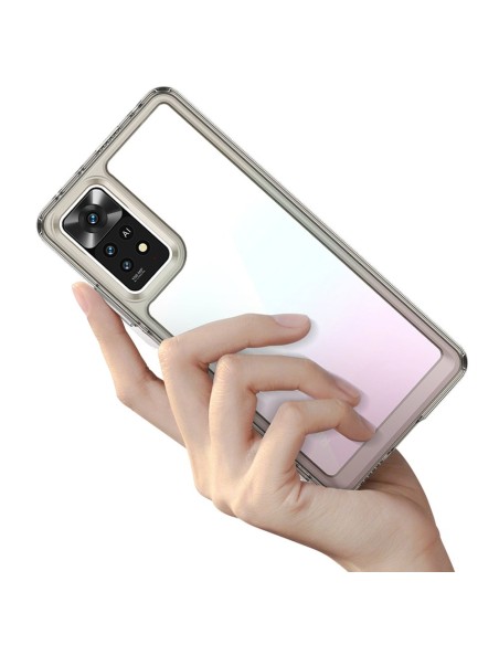 Outer Space Case Xiaomi Poco X5 Pro 5G / Redmi Note 12 Pro dangtelis su lanksčiu rėmeliu mėlynos spalvos