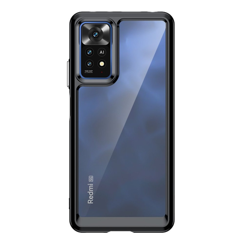 Outer Space Case Xiaomi Poco X5 5G / Redmi Note 12 5G dangtelis su lanksčiu rėmu juodas