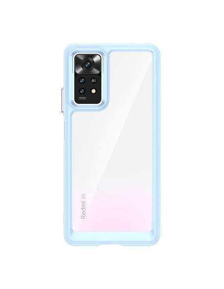 Outer Space Case Xiaomi Poco X5 5G / Redmi Note 12 5G dangtelis su lanksčiu rėmeliu mėlynu Outer Space Case Xiaomi Poco X5 5G / Redmi Note 12 5G dangtelis su lanksčiu rėmeliu mėlynu