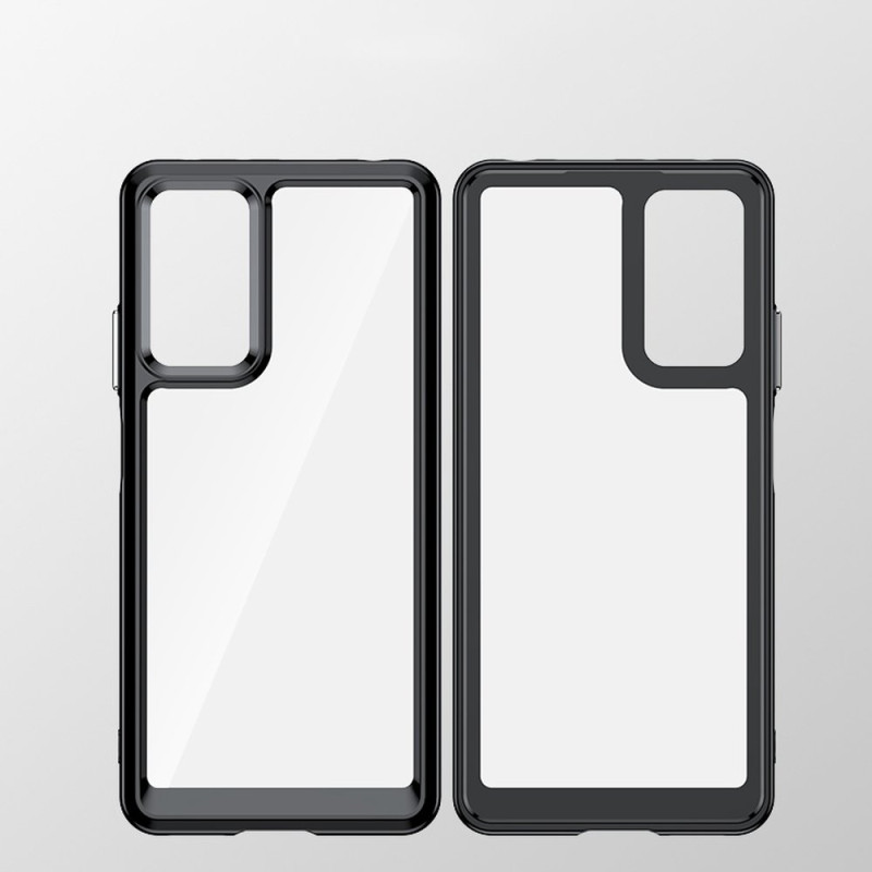 Outer Space Case Xiaomi Poco X5 5G / Redmi Note 12 5G dangtelis su lanksčiu rėmeliu mėlynu