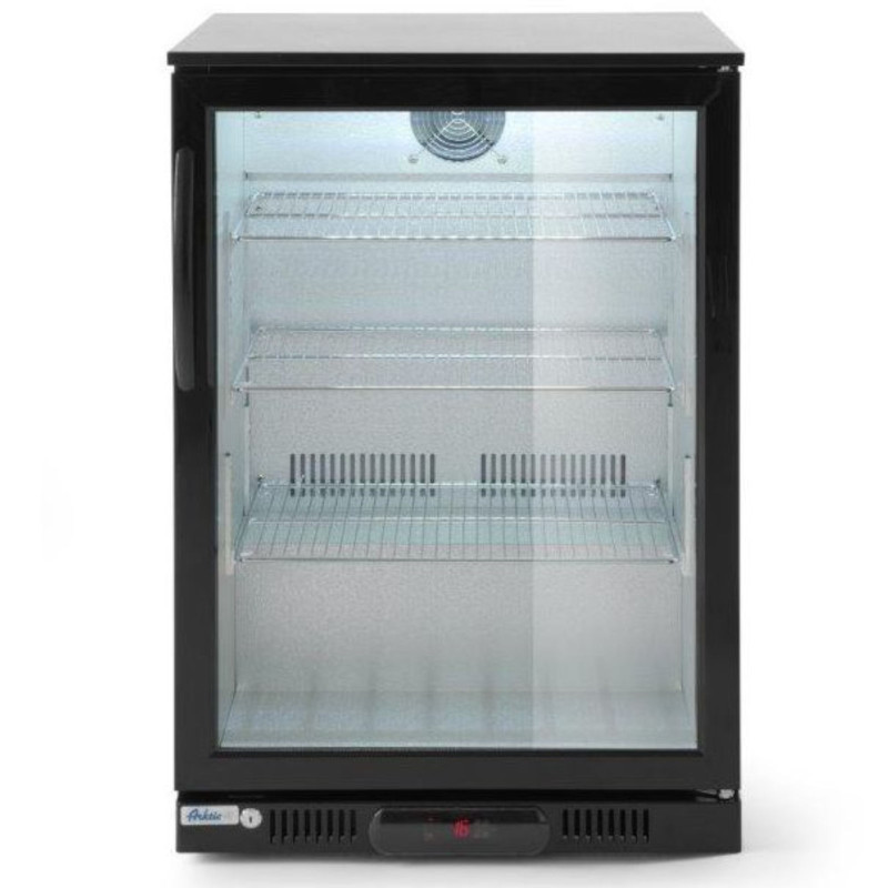 Baro šaldytuvas gėrimams 1 durų 3 lentynos 135 W 126 l - Hendi 226568