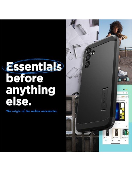 Spigen Tough Armor dėklas Samsung Galaxy A14 5G - juodas