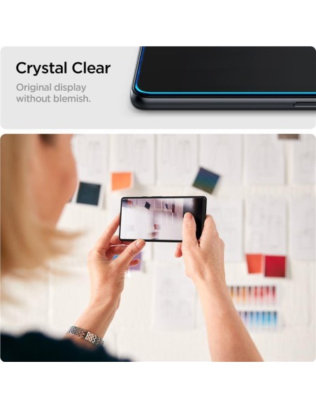 Spigen Glas.tR Plonas grūdintas stiklas, skirtas Samsung Galaxy A14 4G / 5G - 2 vnt. Spigen Glas.tR Plonas grūdintas stiklas, skirtas Samsung Galaxy A14 4G / 5G - 2 vnt.