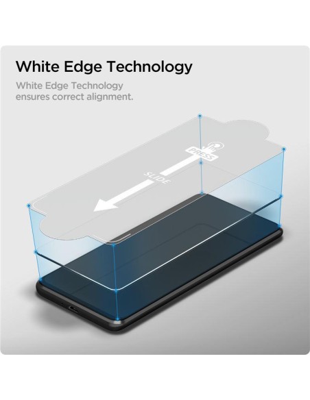 Spigen Glas.tR Plonas grūdintas stiklas, skirtas Samsung Galaxy A14 4G / 5G - 2 vnt. Spigen Glas.tR Plonas grūdintas stiklas, skirtas Samsung Galaxy A14 4G / 5G - 2 vnt.