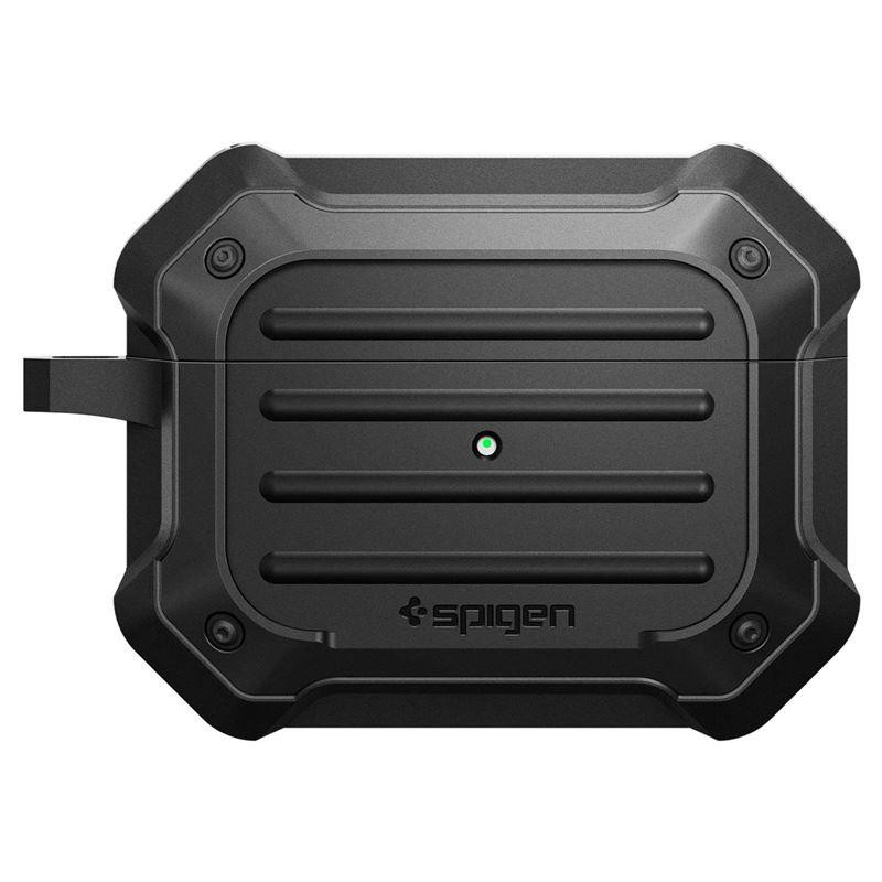 Spigen Tough Armor MagSafe dėklas, skirtas Apple AirPods Pro 1/ 2 – juodas