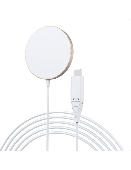 „Choetech“ 15 W belaidis magnetinis „MagSafe“ įkroviklis, skirtas „iPhone 12/ 13/ 14 Gold“ (T518-F-GO)