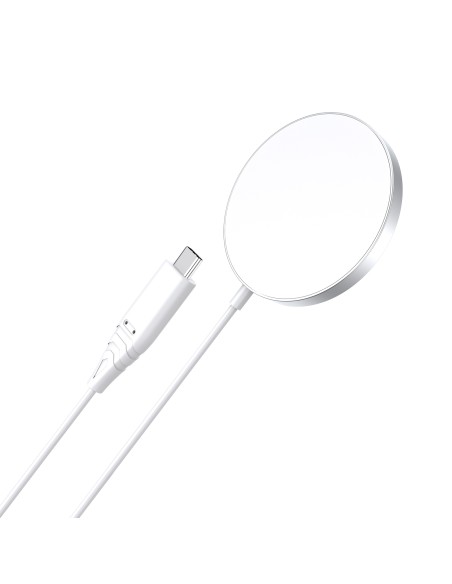 Choetech 15 W indukcinis įkroviklis su USB C laidu baltas (T518-F) Choetech 15 W indukcinis įkroviklis su USB C laidu baltas (T518-F)