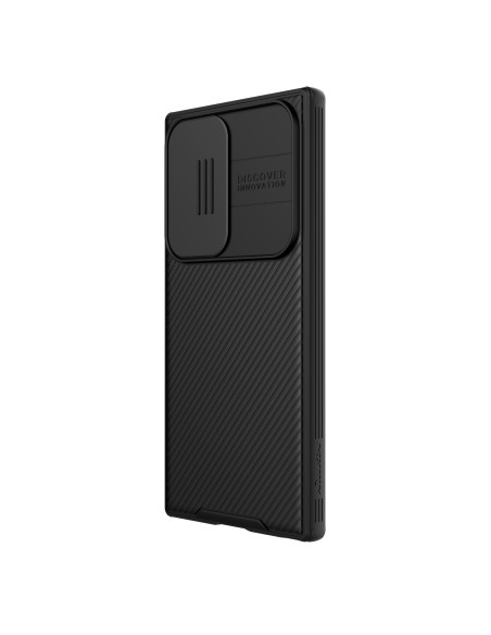 Nillkin CamShield Pro magnetinis dėklas, skirtas Samsung Galaxy S23 Ultra Magnetic MagSafe su fotoaparato apsauga, juoda Nillkin CamShield Pro magnetinis dėklas, skirtas Samsung Galaxy S23 Ultra Magnetic MagSafe su fotoaparato apsauga, juoda