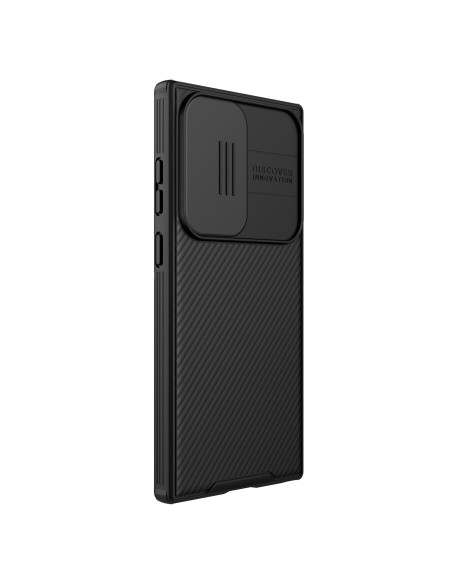 Nillkin CamShield Pro magnetinis dėklas, skirtas Samsung Galaxy S23 Ultra Magnetic MagSafe su fotoaparato apsauga, juoda Nillkin CamShield Pro magnetinis dėklas, skirtas Samsung Galaxy S23 Ultra Magnetic MagSafe su fotoaparato apsauga, juoda