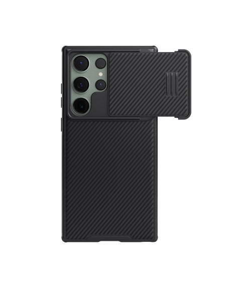 Nillkin CamShield S magnetinis dėklas, skirtas Samsung Galaxy S23 Ultra Cover su MagSafe su fotoaparato apsauga juoda Nillkin CamShield S magnetinis dėklas, skirtas Samsung Galaxy S23 Ultra Cover su MagSafe su fotoaparato apsauga juoda
