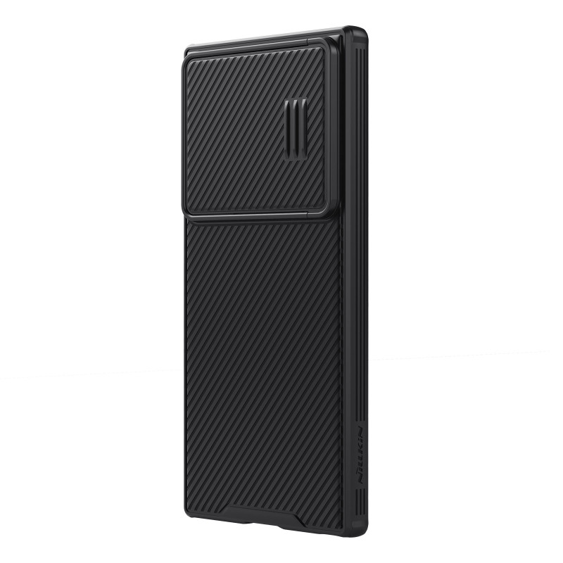 Nillkin CamShield S magnetinis dėklas, skirtas Samsung Galaxy S23 Ultra Cover su MagSafe su fotoaparato apsauga juoda