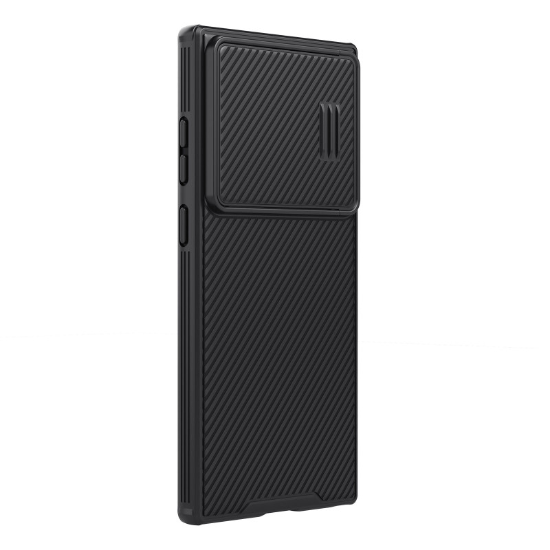 Nillkin CamShield S magnetinis dėklas, skirtas Samsung Galaxy S23 Ultra Cover su MagSafe su fotoaparato apsauga juoda