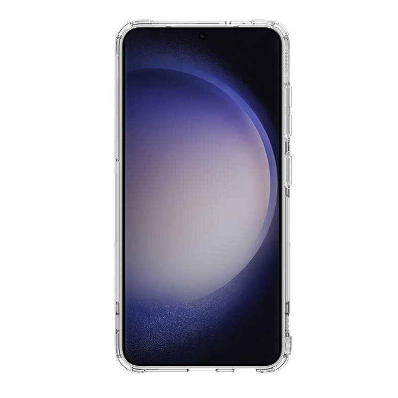 Nillkin Nature Pro Magnetic Case dėklas, skirtas Samsung Galaxy S23+ su MagSafe šarvuotu dangteliu baltas