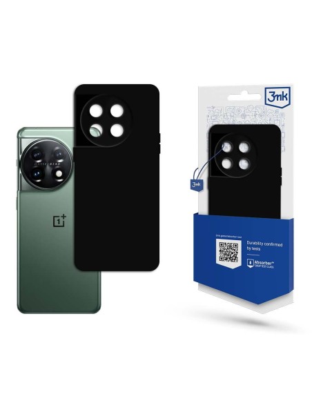 3mk matinis dėklas, skirtas OnePlus 11 5G – juodas 3mk matinis dėklas, skirtas OnePlus 11 5G – juodas