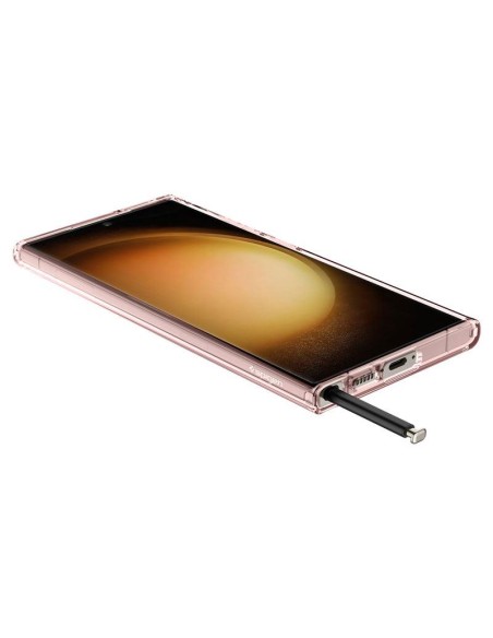 Spigen Ultra Hybrid dėklas Samsung Galaxy S23 Ultra - rožinis