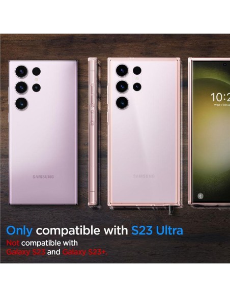 Spigen Ultra Hybrid dėklas Samsung Galaxy S23 Ultra - rožinis