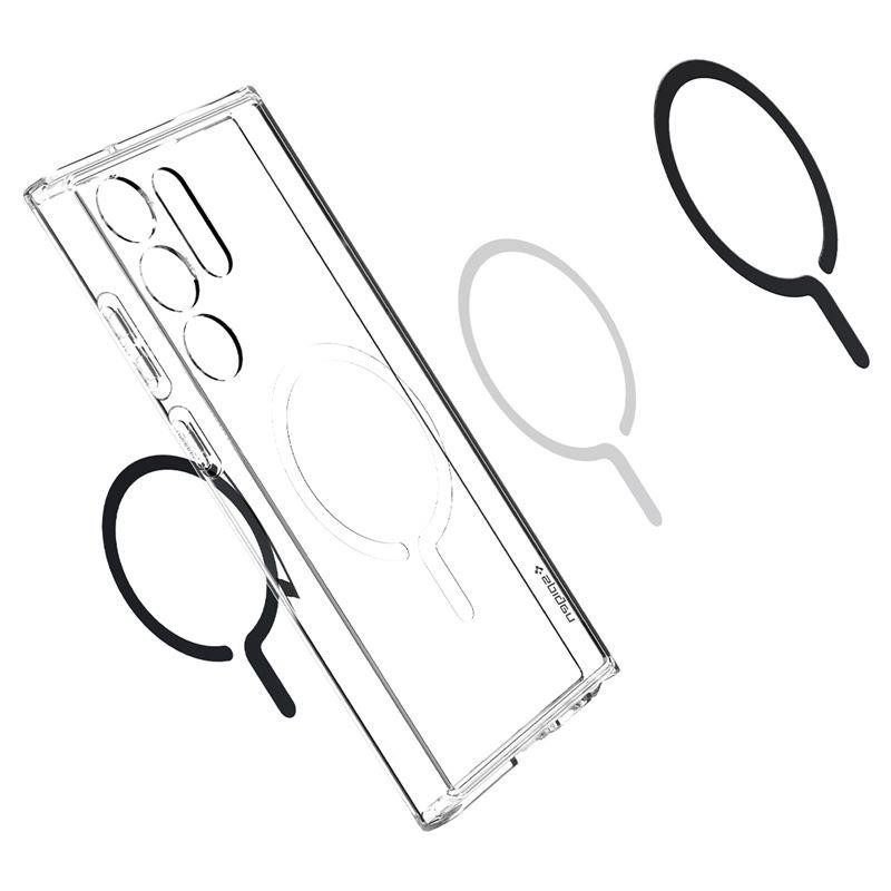 Spigen Ultra Hybrid OneTap Ring dėklas su MagSafe, skirtas Samsung Galaxy S23 Ultra - juodas