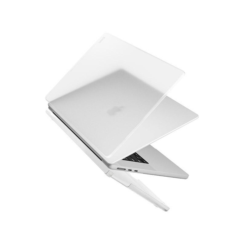 Uniq Claro dėklas skirtas MacBook Air 13 (2022) - skaidrus