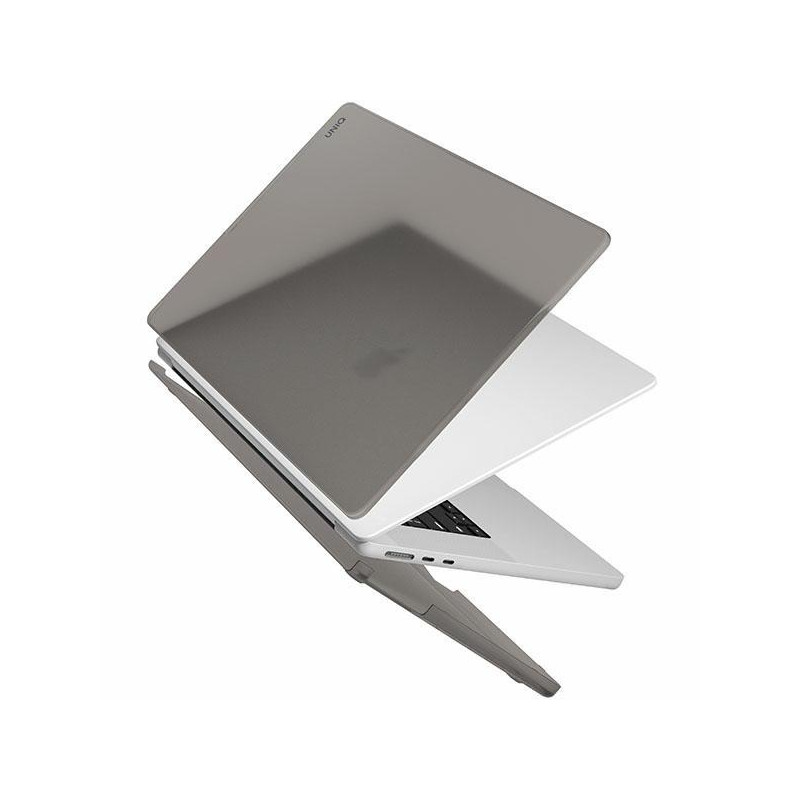 Uniq Claro dėklas skirtas MacBook Air 13 (2022) – pilkas