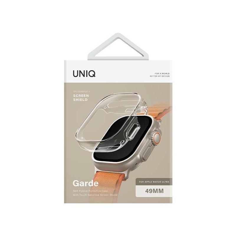Uniq Garde dėklas Apple Watch Ultra 49 mm - skaidrus