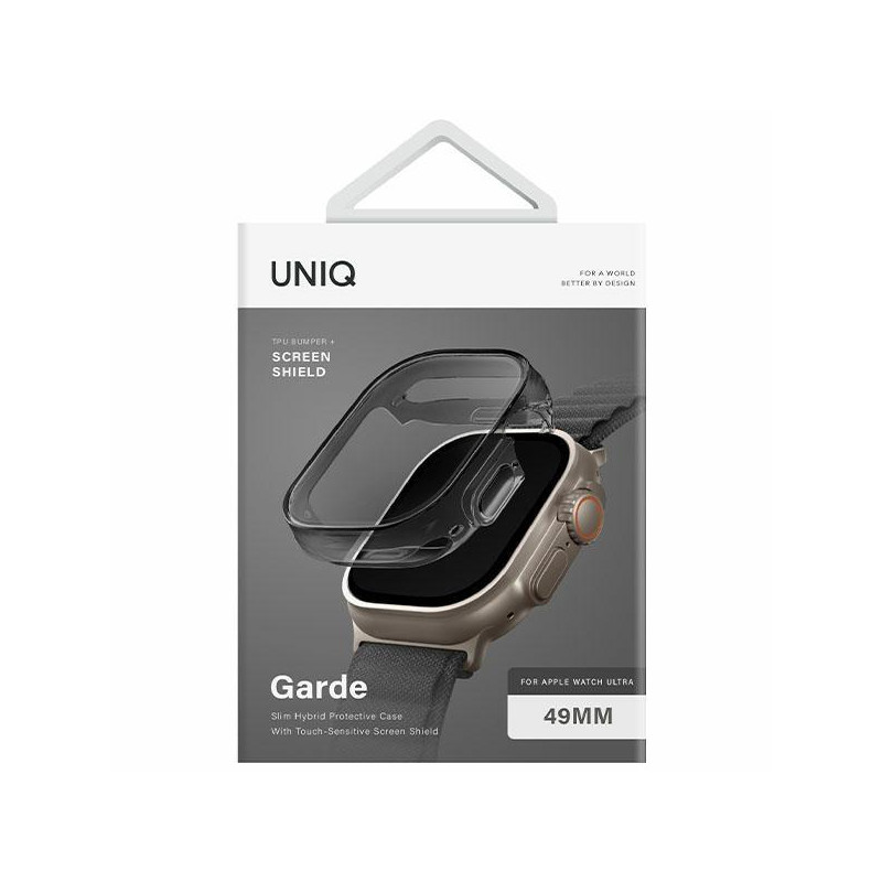Uniq Garde dėklas Apple Watch Ultra 49 mm - pilkas